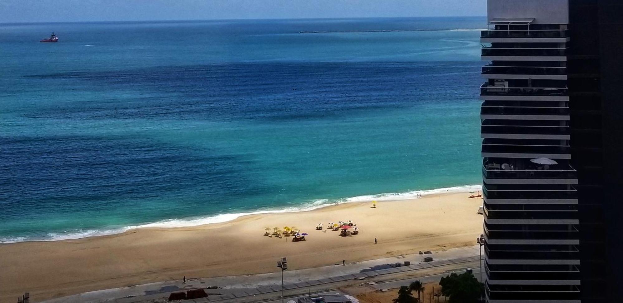 Beira mar Meireles a um passo do mar Fortaleza (Ceara) Exterior foto